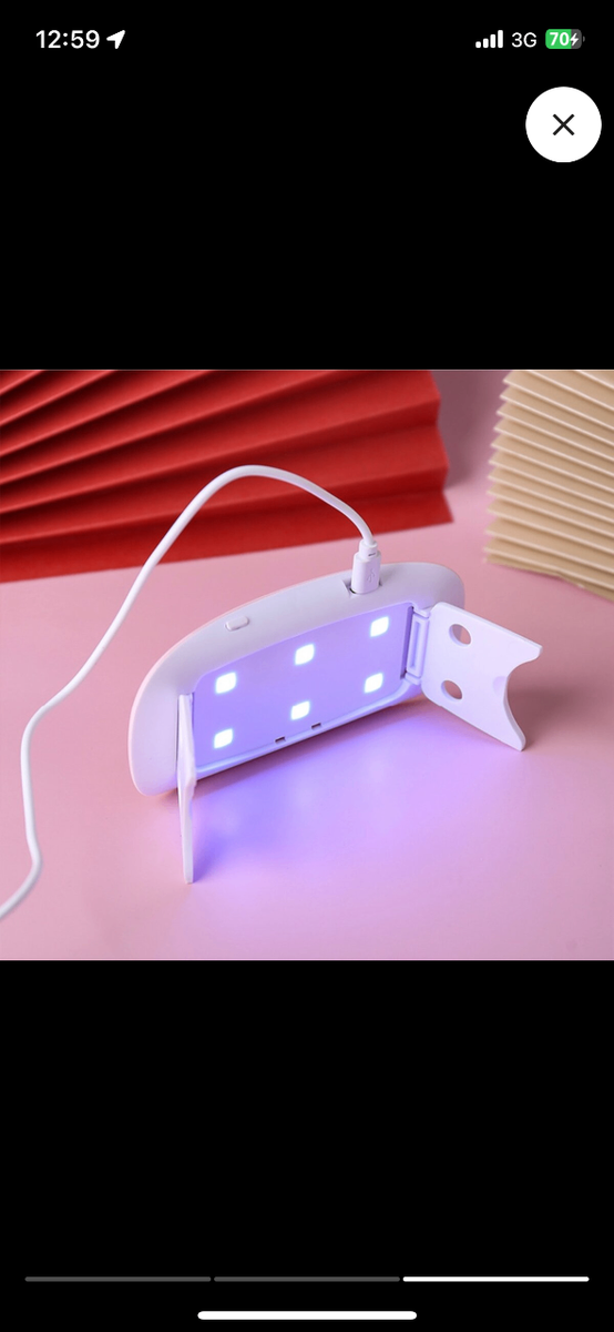 Mini Nail polish UV led light