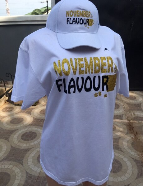 Unisex Scripted Birthday Tee and Cap