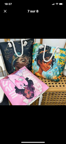 Sac cabas imprimé femme