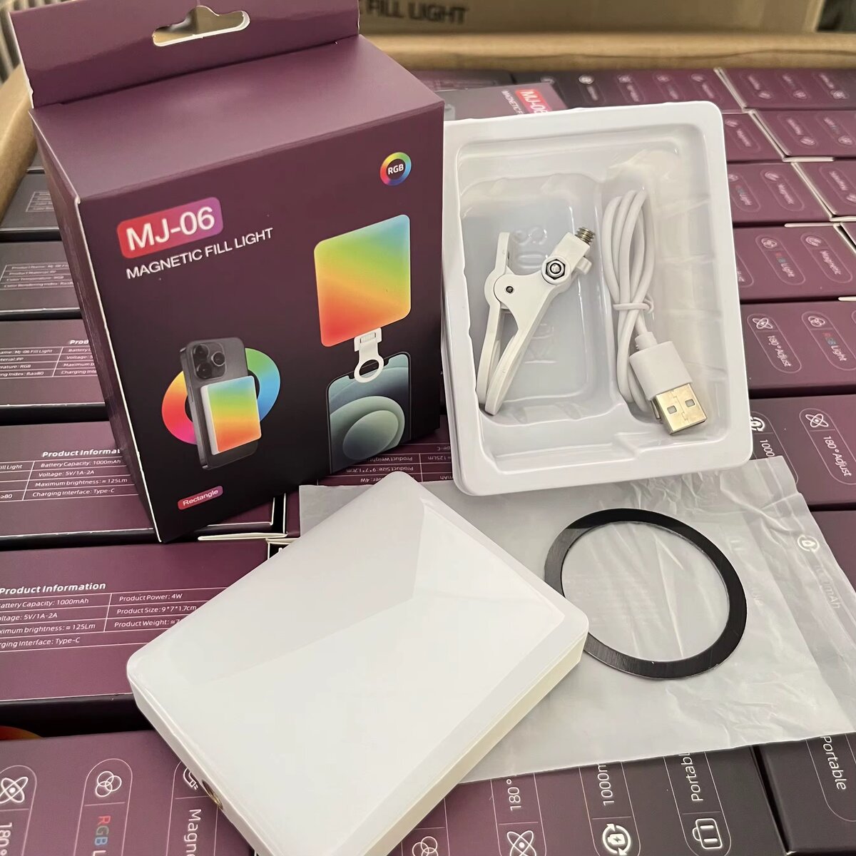 Lumière LED Selfie Magnétique