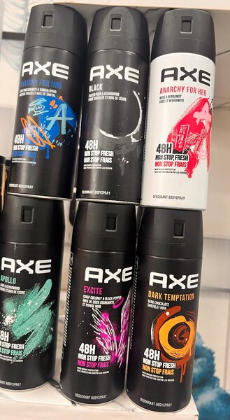 Axe deodorant spray