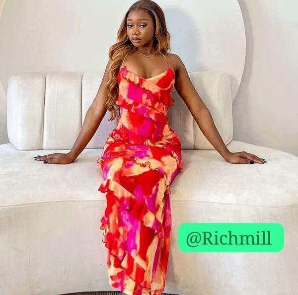 Robe élégante imprimée