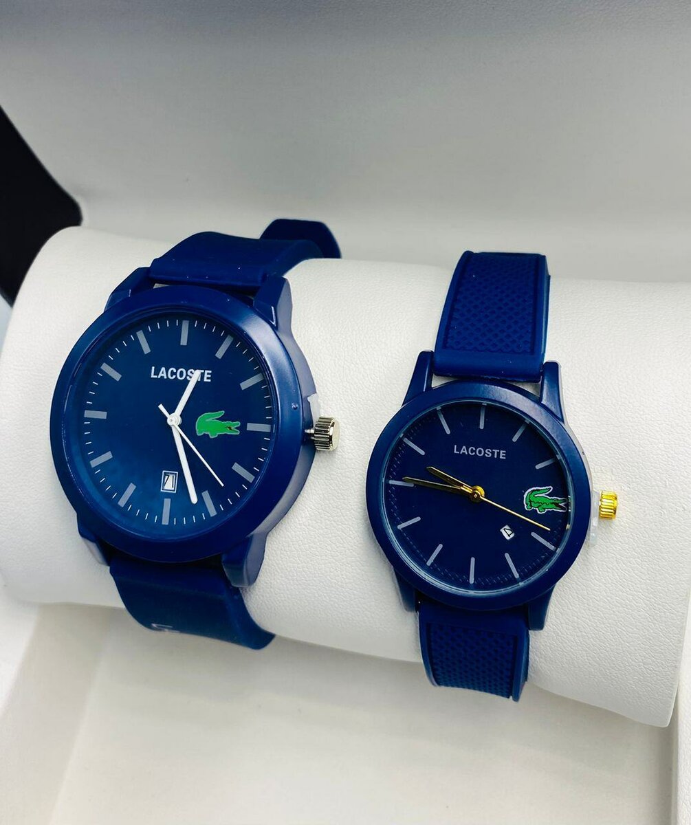 Montre couple Lacoste élégante