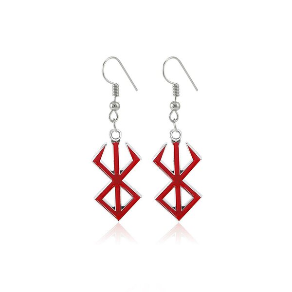 Berserk crest earrings