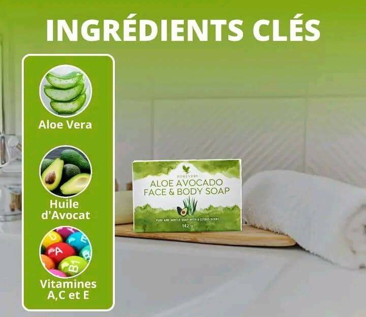 Savon Visage & Corps Aloe Avocat