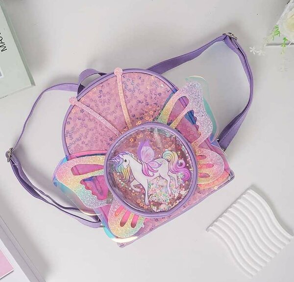Sac Licorne Enfant Pailleté