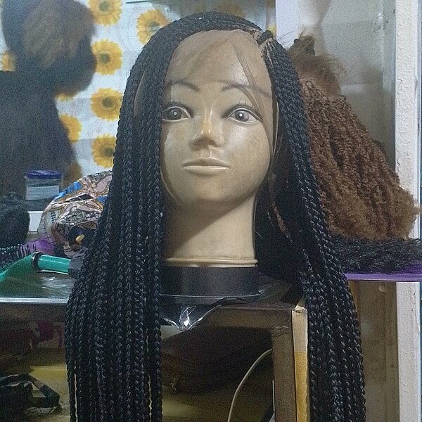 Perruque Tressée Longue