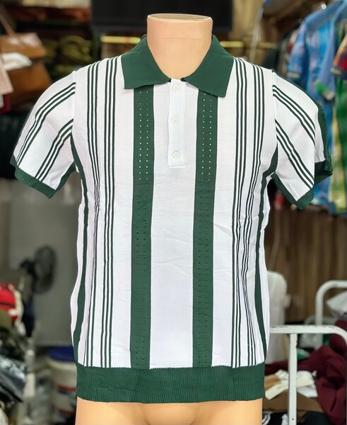 Polo pour homme à rayures