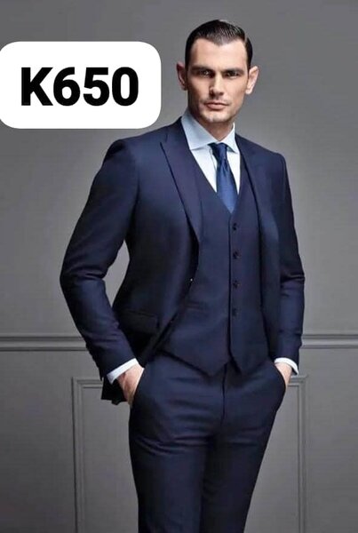 Men's suits-triplet, color dark blue