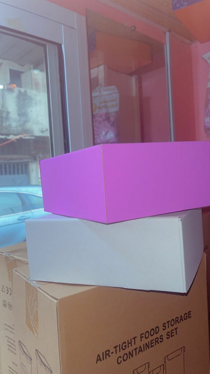 10 emballages colorées