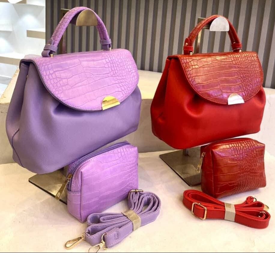 Sac à main cuir crocodile Qaza