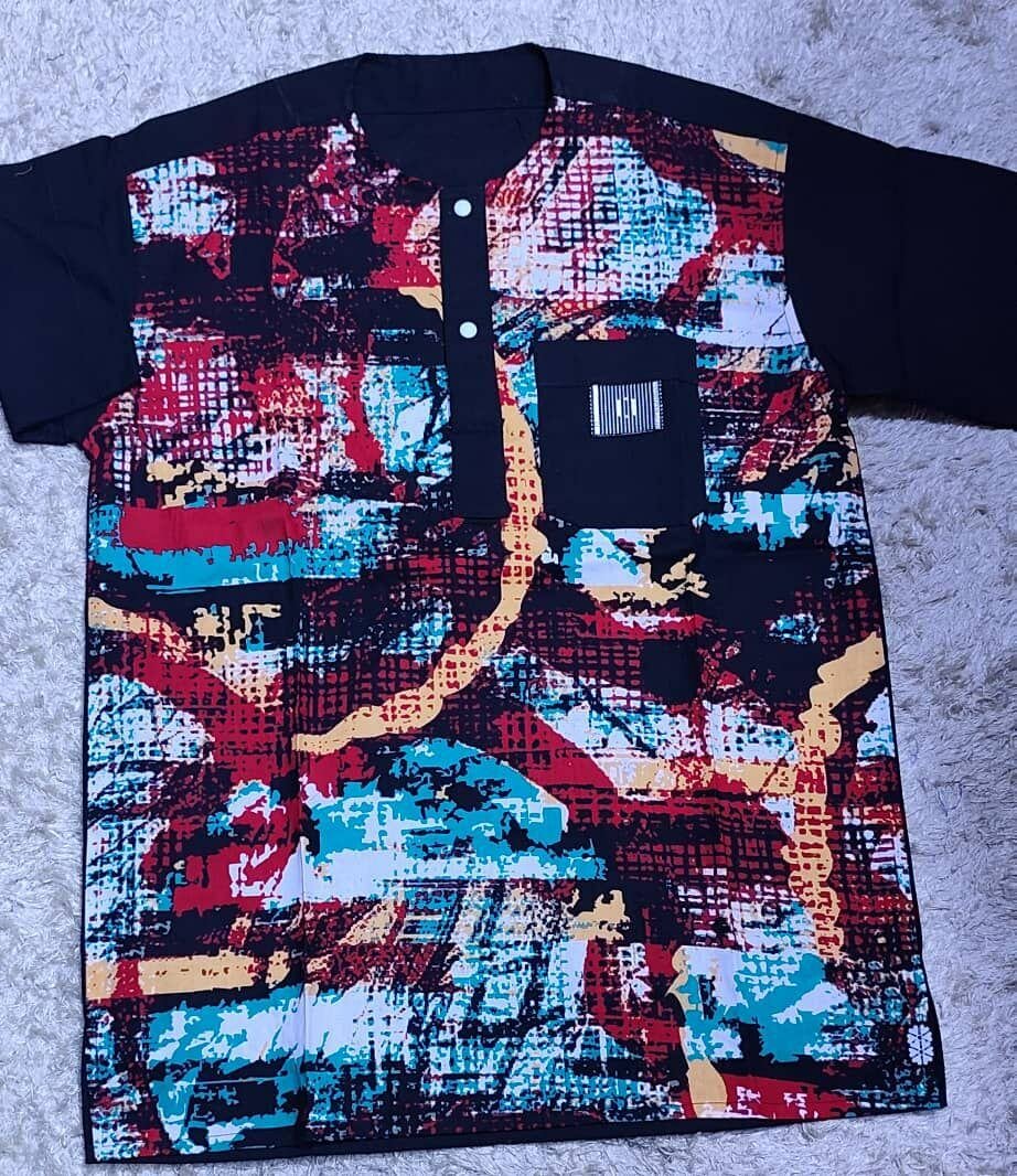 Chemise à motifs africains