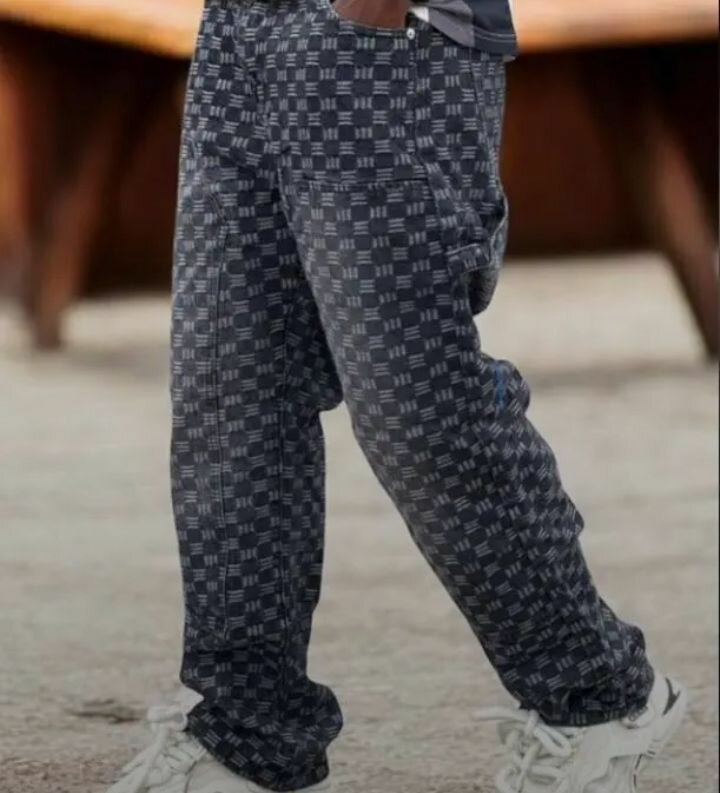 Pantalons casual imprimés urbains