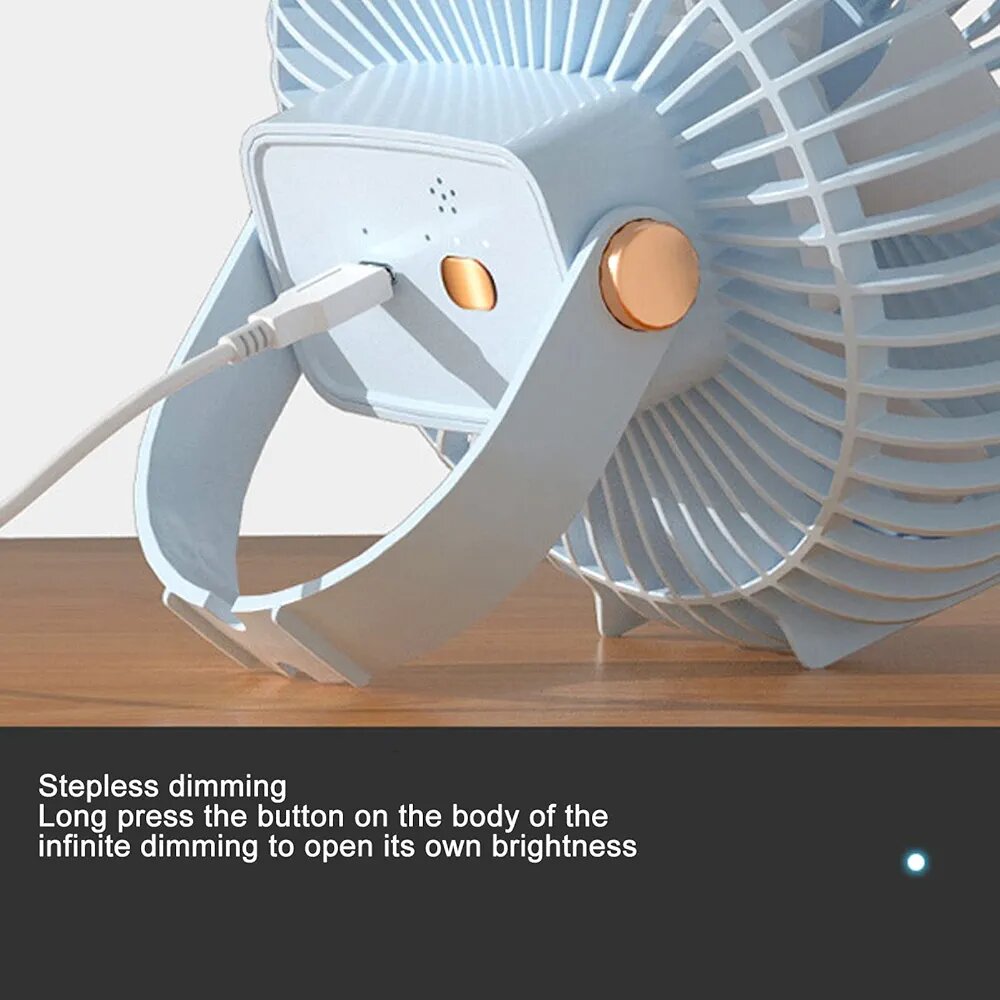 Multifunctional portable fan