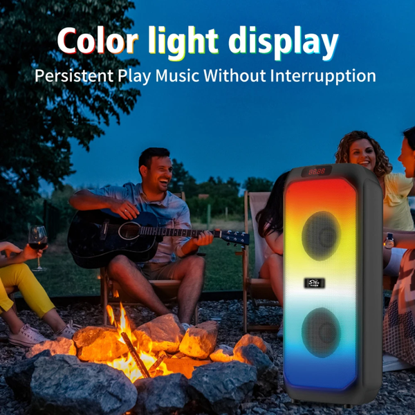 Enceinte Bluetooth LED Portable