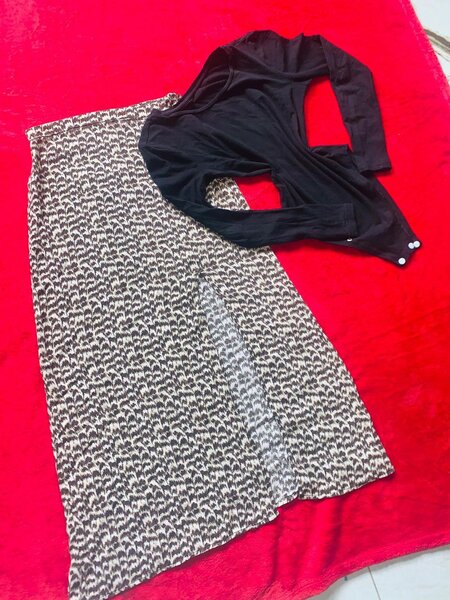 ensemble élégant à motif