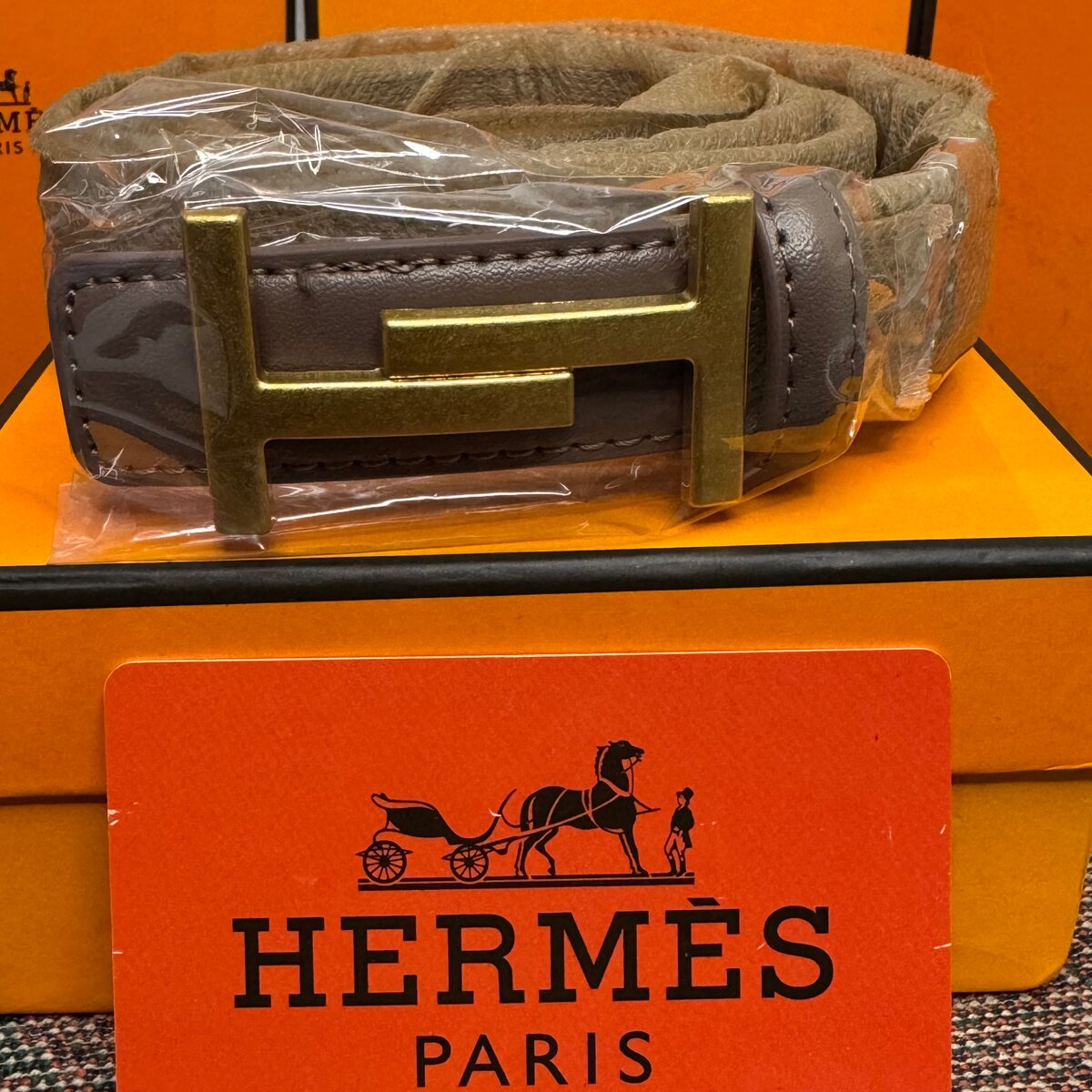 Ceinture en cuir Hermès