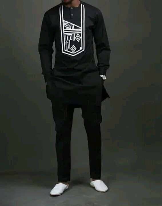 Boubou Africain Homme Élégant