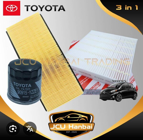 Toyota Yaris 3-in-1 Filter Kit