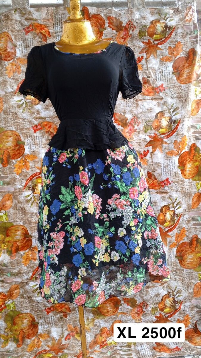 Robe élégante fleurie pour femmes