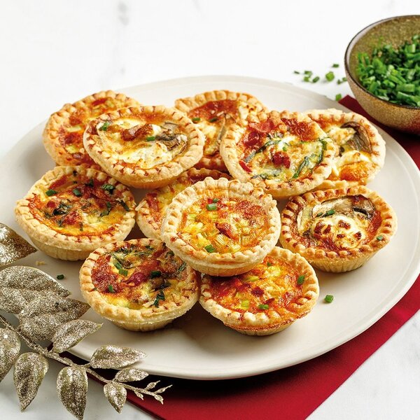 20 Mini Quiches Gourmands