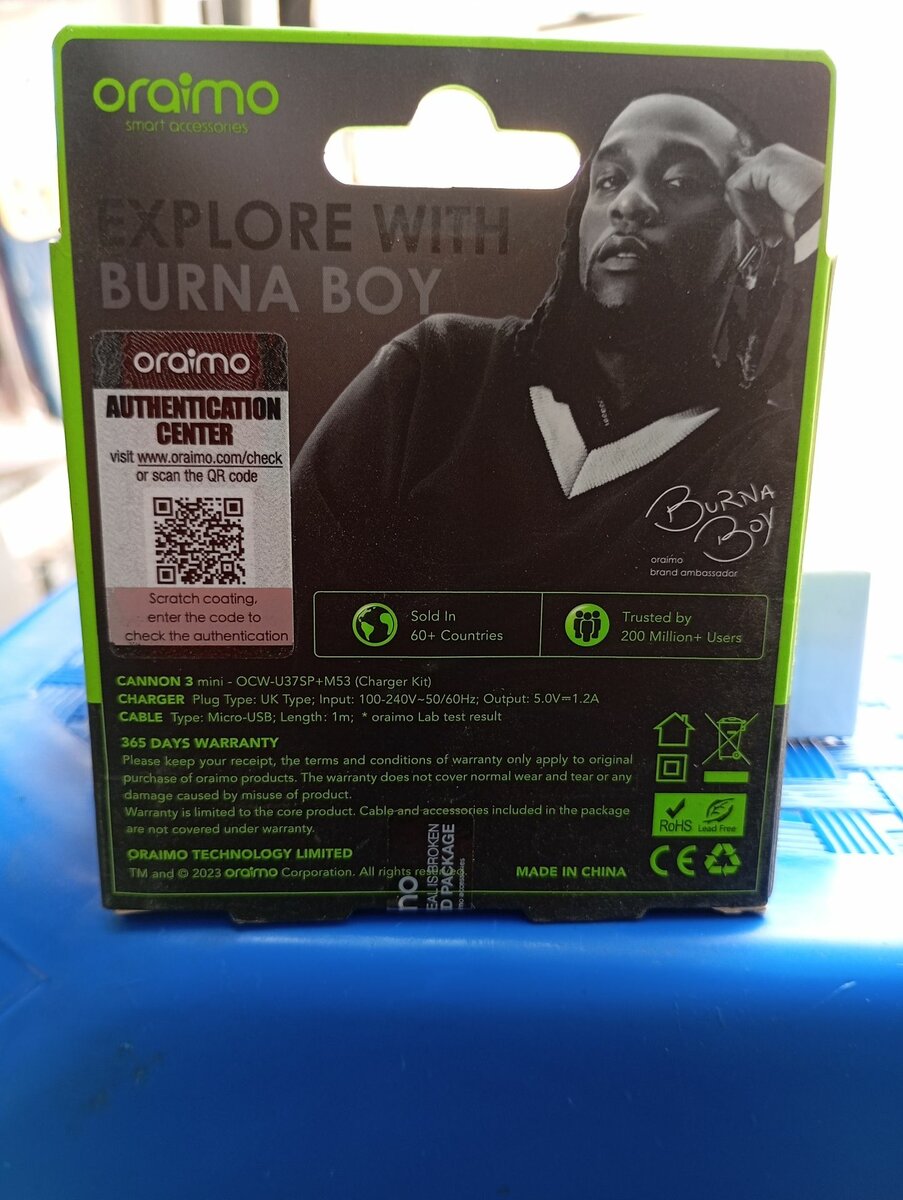 Oraimo micro charger