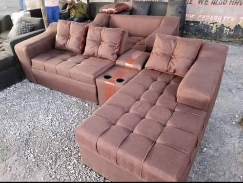 L shaped sofa