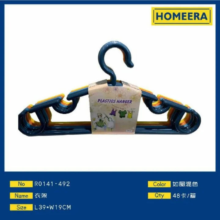 Cintres Plastiques colorés enf