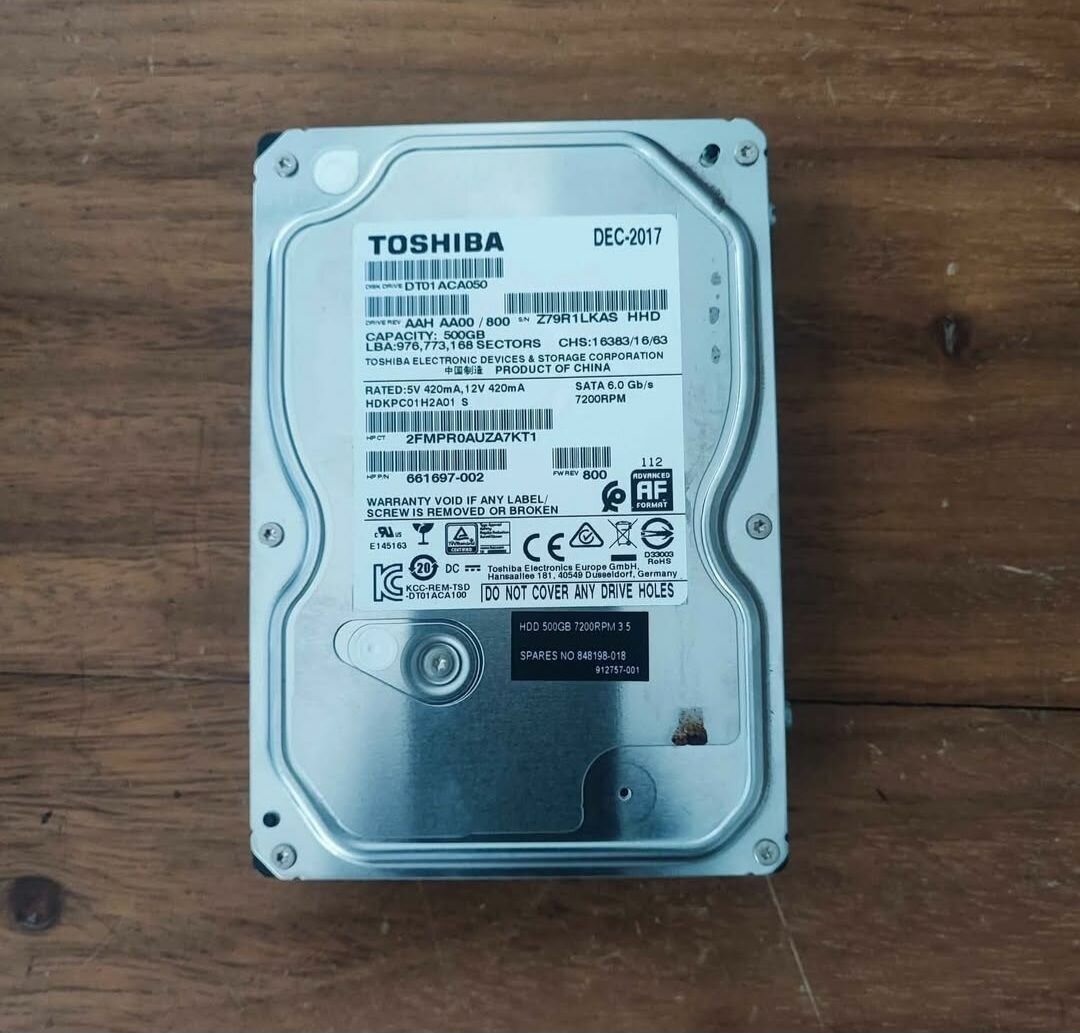 Disque dur Toshiba et Seagate