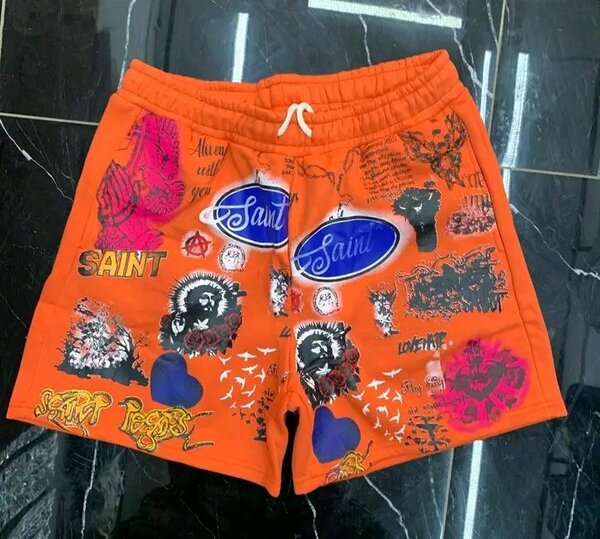 Shorts à motifs colorés