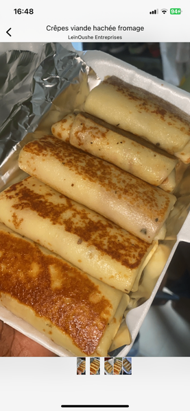 Crêpes Viande Hachée Fromage