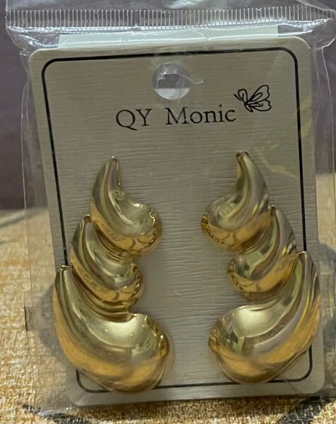 Boucles d'oreilles dorées