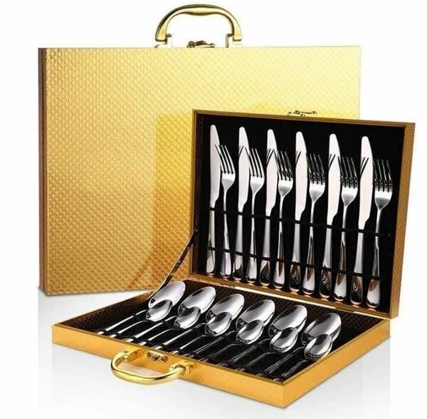 Coffret de couverts en acier inox