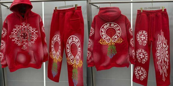 Ensemble Hoodie et Jogging Rouge