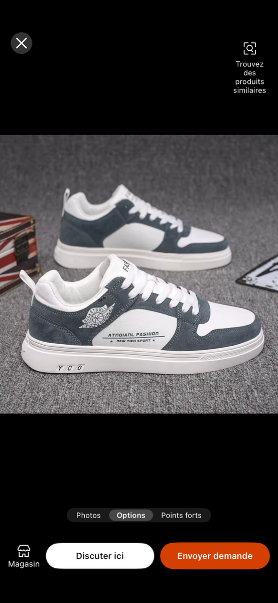 Sneakers de sport tendance