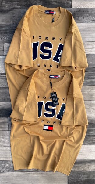 T-shirt Tommy USA beige