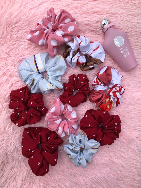 Printed Scrunchies