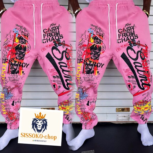 Pantalon de survêtement graffiti