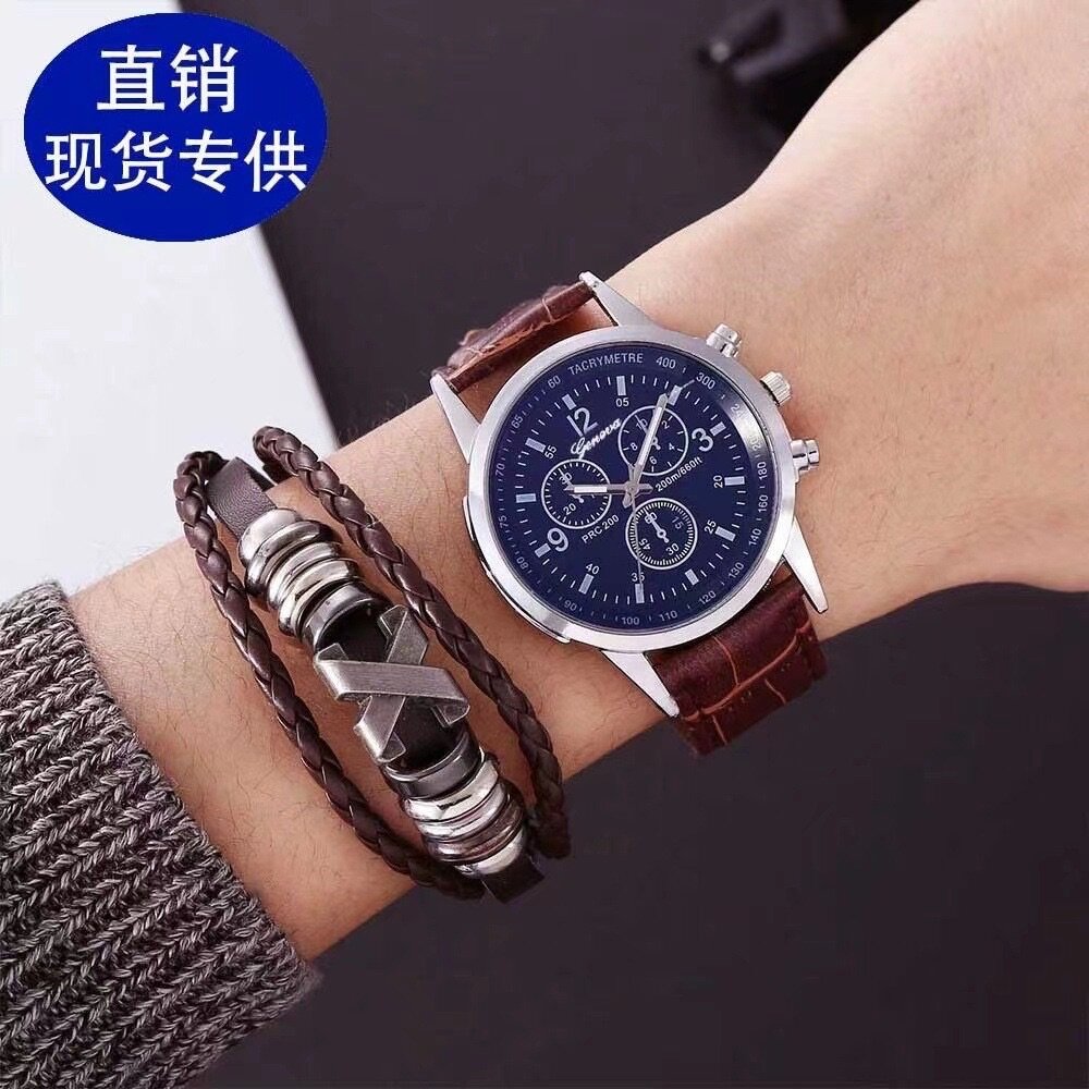 Mens watch with braze 2in1