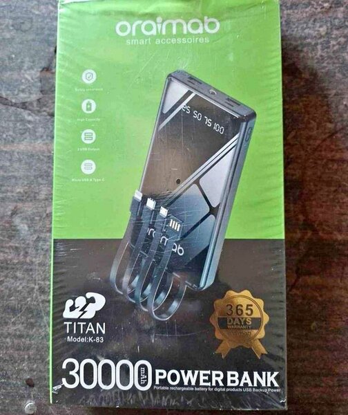 30000mah heavy duty power bank Very strong power bank