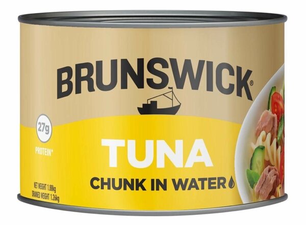 BRUNSWICK CHUNK TUNA IN WATER  1.88KG