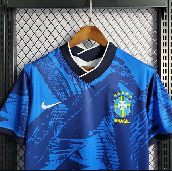 Maillot Bleu Brésil Football