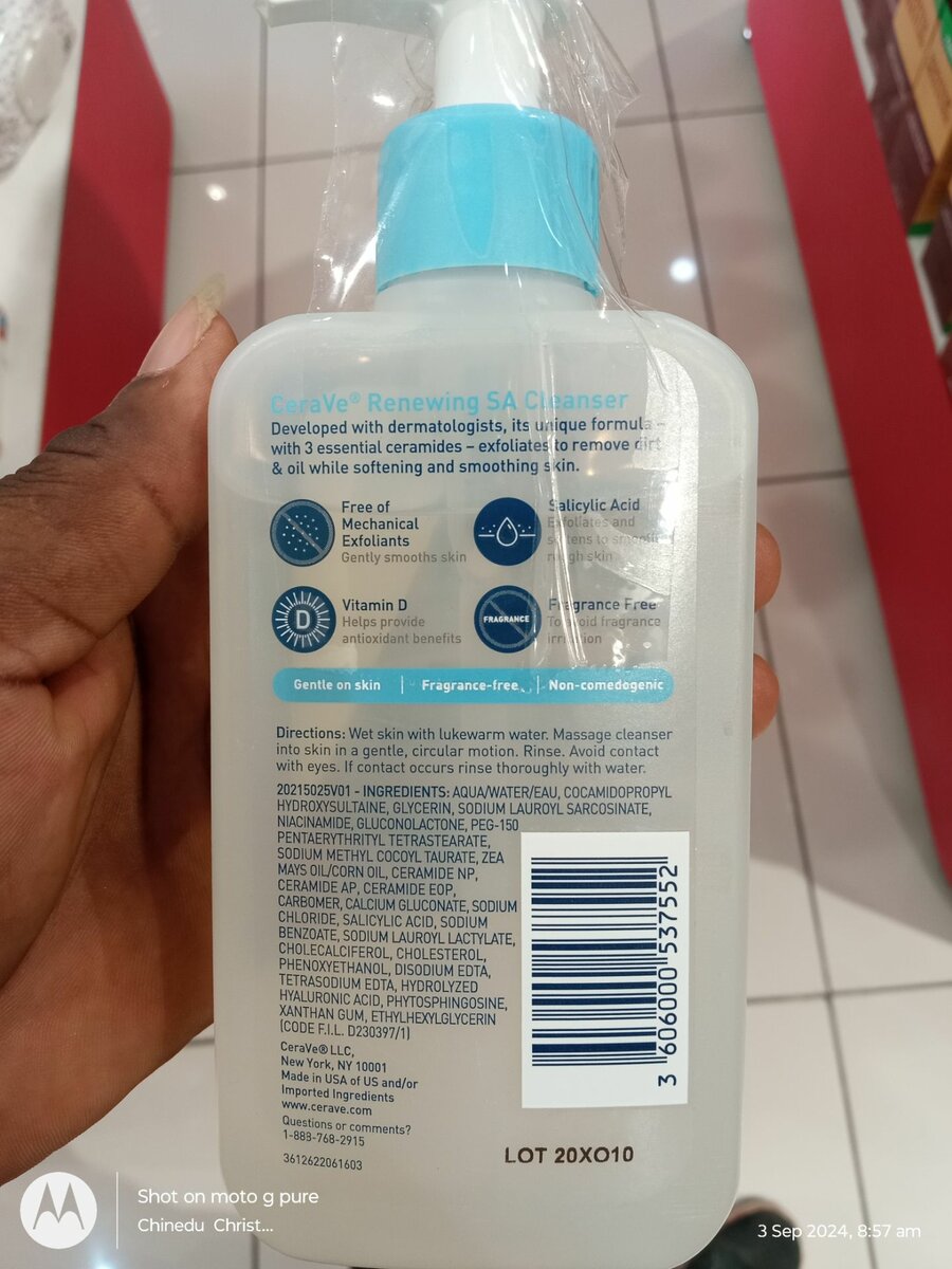 CERAVE SA RENEWING CLEANSER