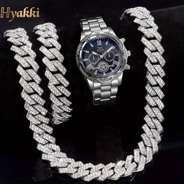 Ensemble montre et bijoux luxe