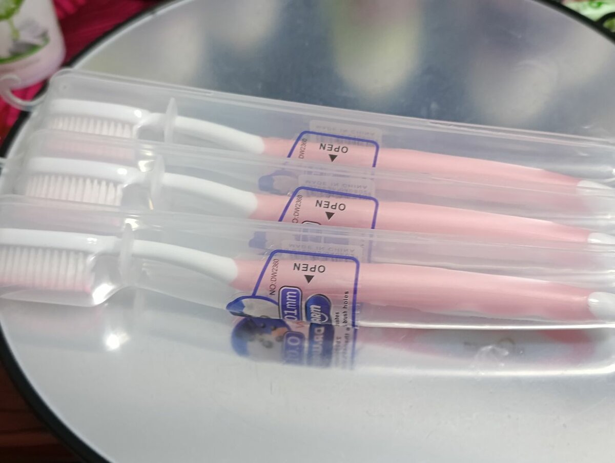 Brosses à dents rose