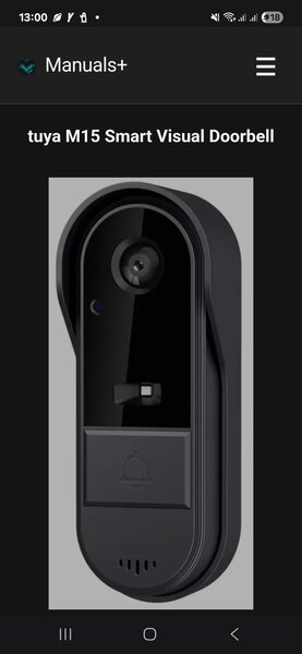 Sonnerie vidéo intelligente M15