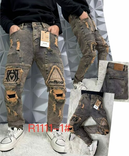 Jeans déchirés tendance homme