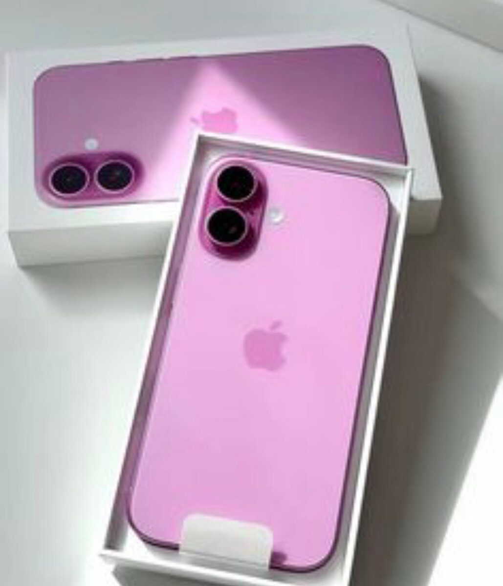 iPhone 16 Bleu et Rose