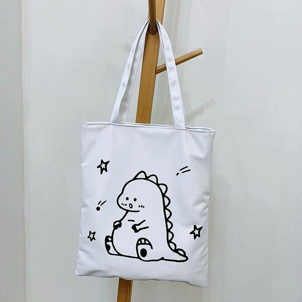 White Canvas Tote Bag