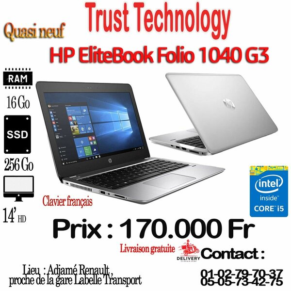 HP FOLIO 1040 G3 Intel Core i5